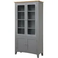 Rossmore 4 Door Display Unit - Grey