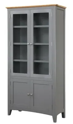 Rossmore 4 Door Display Unit - Grey image
