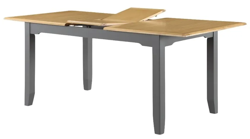 Rossmore 6-Seater Butterfly Extending Dining Set - Grey