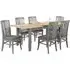 Rossmore 6-Seater Butterfly Extending Dining Set - Grey