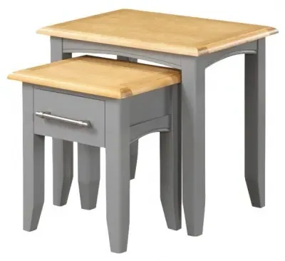 Rossmore Nest of 2 Tables - Grey