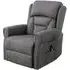 Sandringham Electric Recliner Armchair with Lift and Tilt - Grey, Fabric