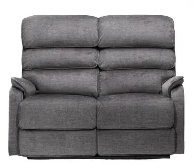 Savoy 2-Seater Electric Recliner Sofa - Grey, Fabric image