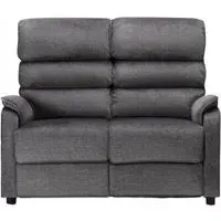 Savoy 2-Seater Sofa - Grey, Fabric