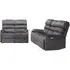Savoy 3+2 Seater Sofa Suite - Grey, Fabric