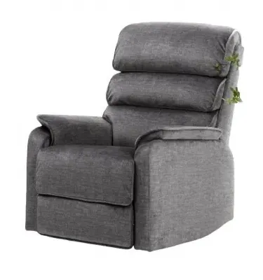 Savoy Electric Recliner Chair - Grey, Fabric image