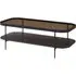 Soho Rectangular Coffee Table with Shelf - Walnut