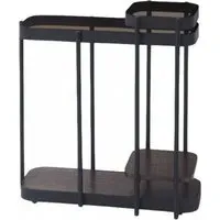 Soho Sofa Tea Table Set - Walnut