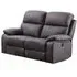 Stretford 2-Seater Electric Recliner Sofa - Dark Grey, Fabric