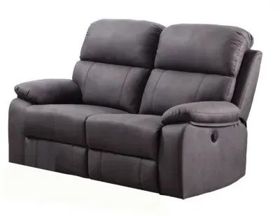 Stretford 2-Seater Electric Recliner Sofa - Dark Grey, Fabric image