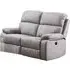 Stretford 2-Seater Electric Recliner Sofa - Light Grey, Fabric