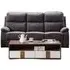 Stretford 3-Seater Electric Recliner Sofa - Dark Grey, Fabric