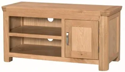 Treviso 1 Door TV Unit - Oak image