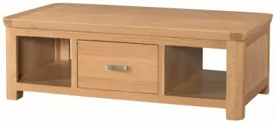 Treviso 1 Drawer Coffee Table - Oak