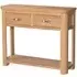 Treviso 2 Drawer Console Table - Oak