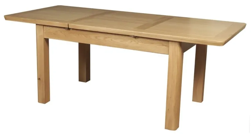 Treviso 4-8 Seater Butterfly Extending Dining Table - Oak