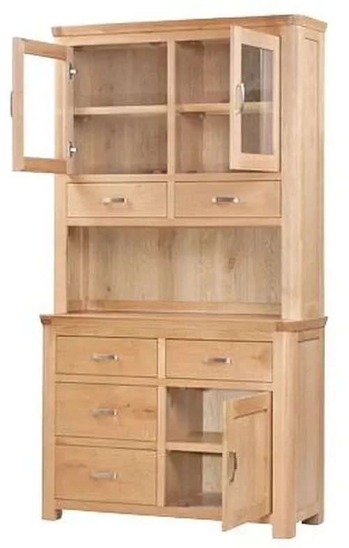 Treviso Buffet Hutch - Oak