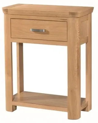 Treviso Console Table with Drawer - Oak