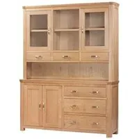 Treviso Large Buffet Hutch - Oak