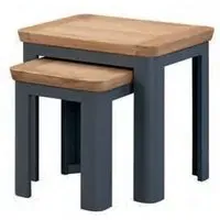 Treviso Nest of 2 Tables - Blue, Oak