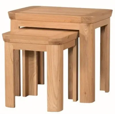 Treviso Nest of 2 Tables - Oak