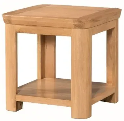 Treviso Square Lamp Table - Oak image