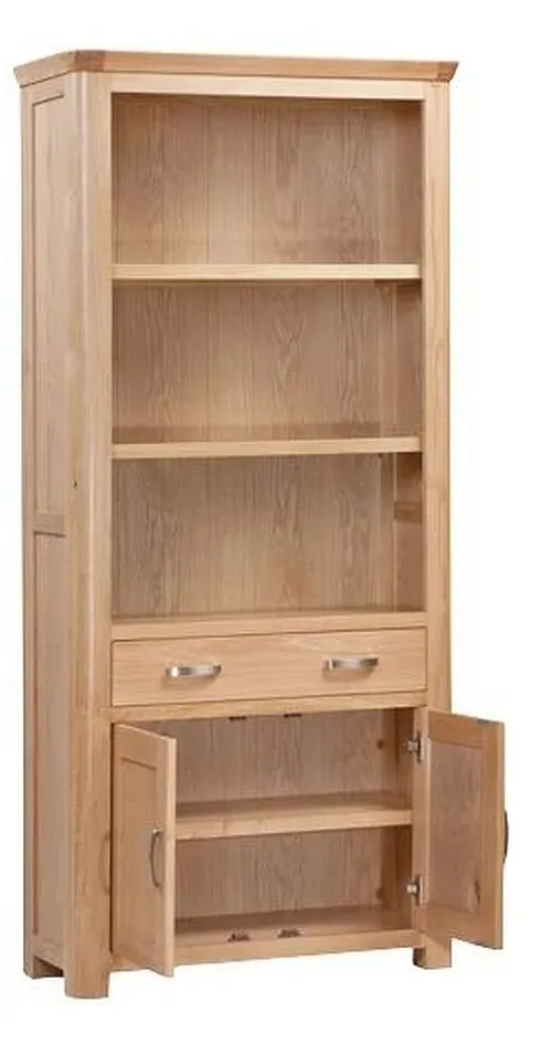 Treviso Tall Bookcase - Oak