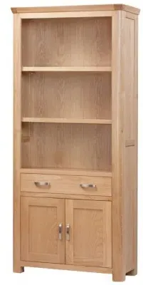 Treviso Tall Bookcase - Oak image