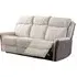 Treyton Fusion 3-Seater Recliner Sofa - Beige, Velvet