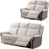 Treyton Fusion 3+2 Recliner Sofa Suite - Beige, Velvet