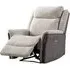Treyton Fusion Recliner Armchair - Beige, Velvet
