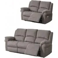Wentworth 3+2 Recliner Sofa Suite - Clay, Velvet