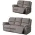 Wentworth 3+2 Recliner Sofa Suite - Clay, Velvet