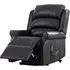 Windsor Dual Motor Recliner Armchair with Lift and Tilt - Black