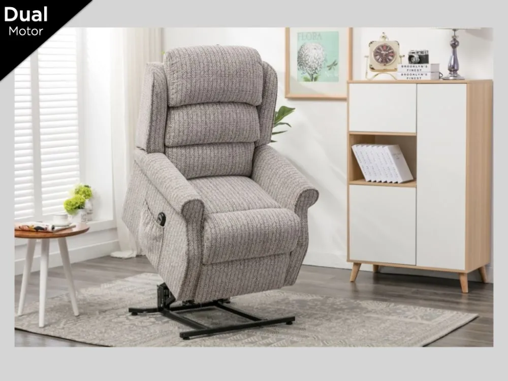 Windsor Electric Armchair with Lift and Tilt - Natural