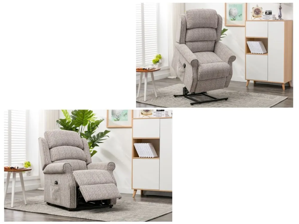 Windsor Electric Armchair with Lift and Tilt - Natural