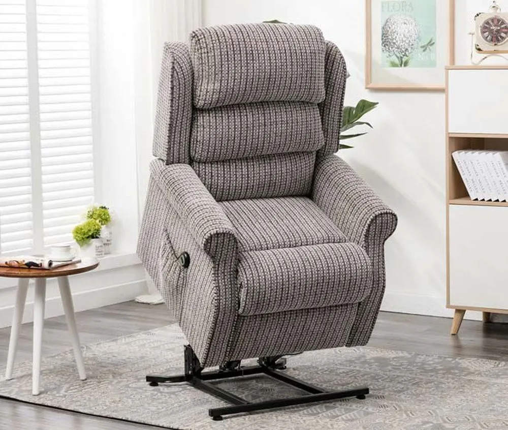 Windsor Electric Recliner Armchair with Lift and Tilt - Latte