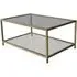 Amberley Coffee Table - Gold, Glass