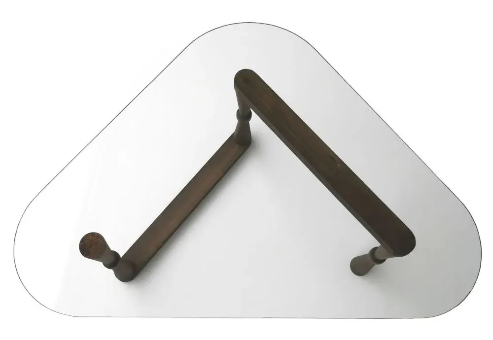 Dunley Coffee Table - Walnut, Glass