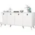 Elias 4 Door Large Sideboard - White