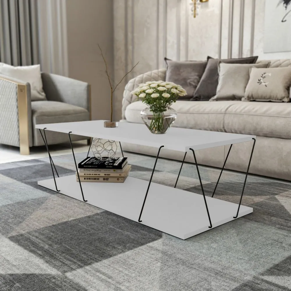 Leominster Coffee Table - White