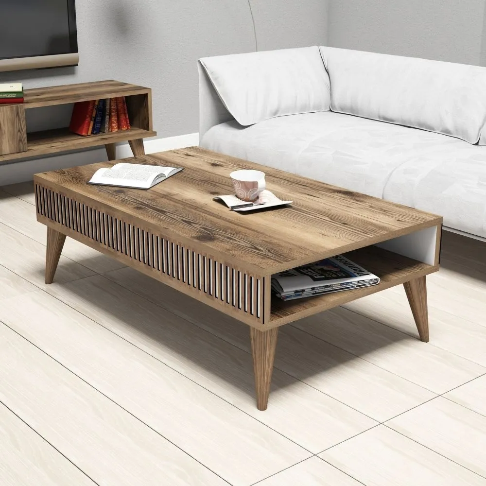 Mazon Coffee Table - Walnut