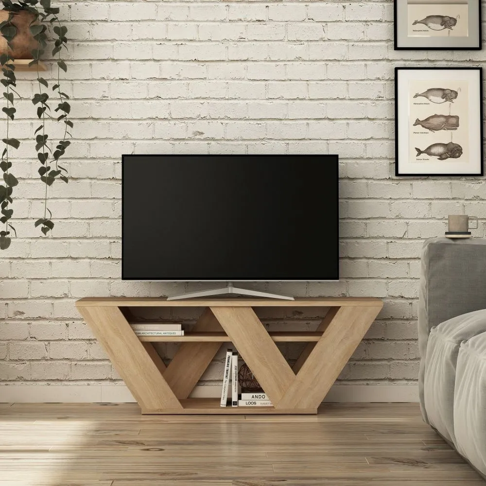 Pellston TV Unit - Oak