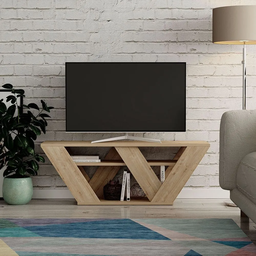 Pellston TV Unit - Oak