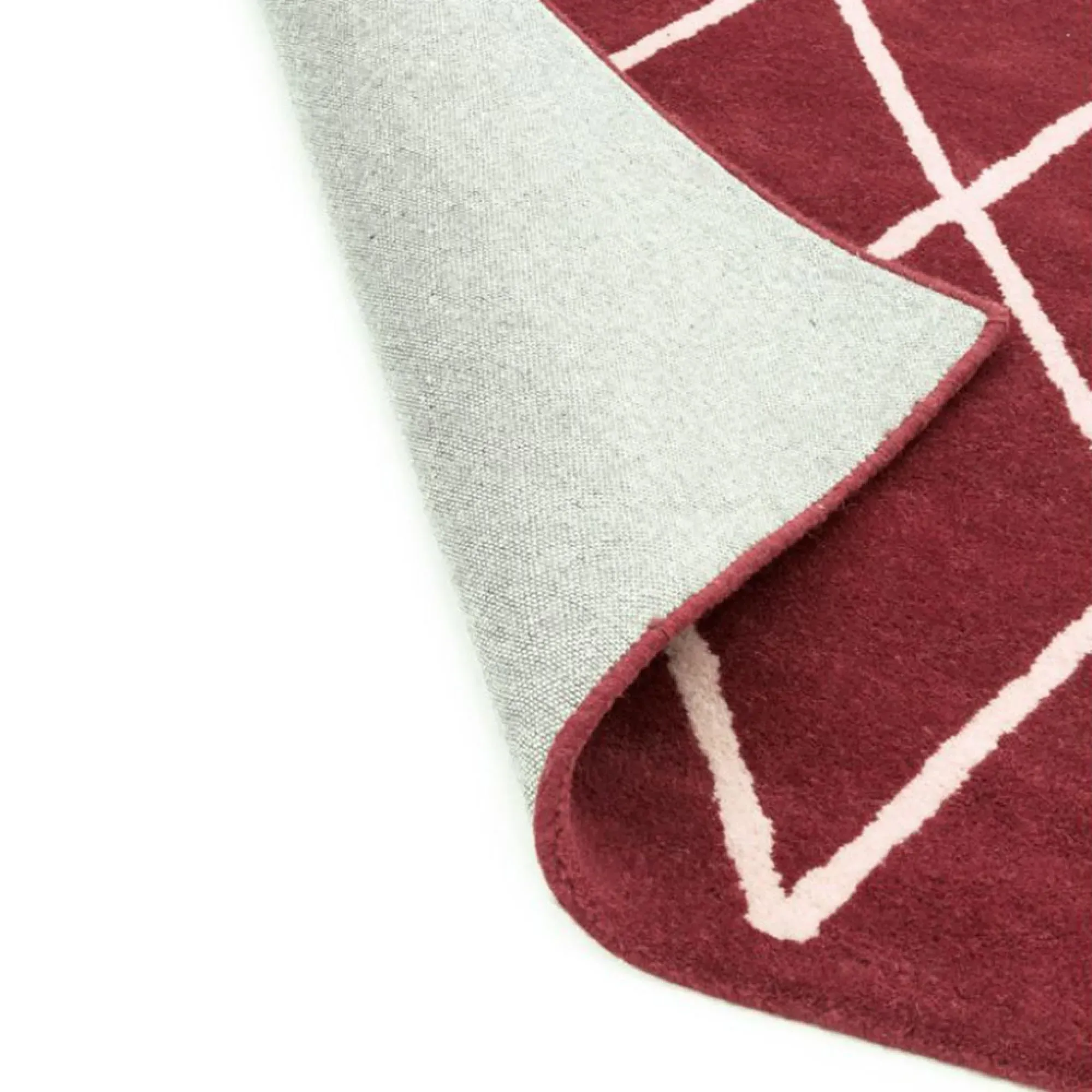 Albany Diamond Rug - Berry