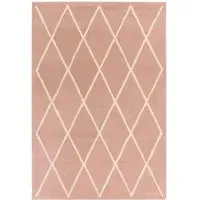 Albany Diamond Rug - Pink