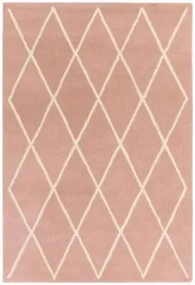 Albany Diamond Rug - Pink