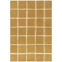 Albany Grid Rug - Gold