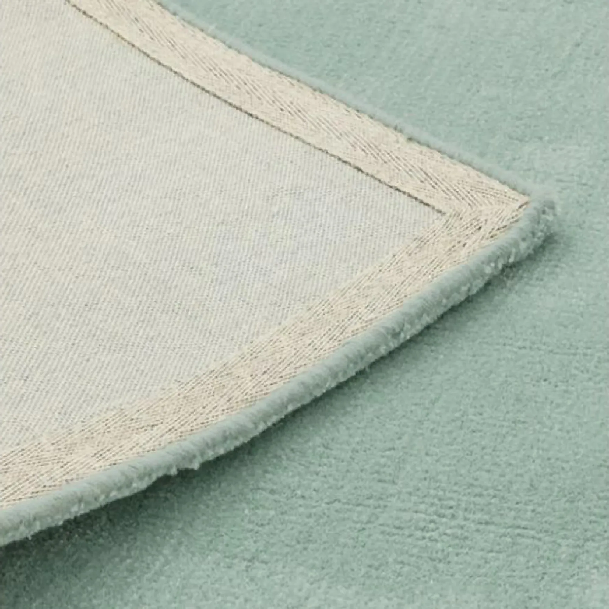 Aran Plain Rug - Duck Egg