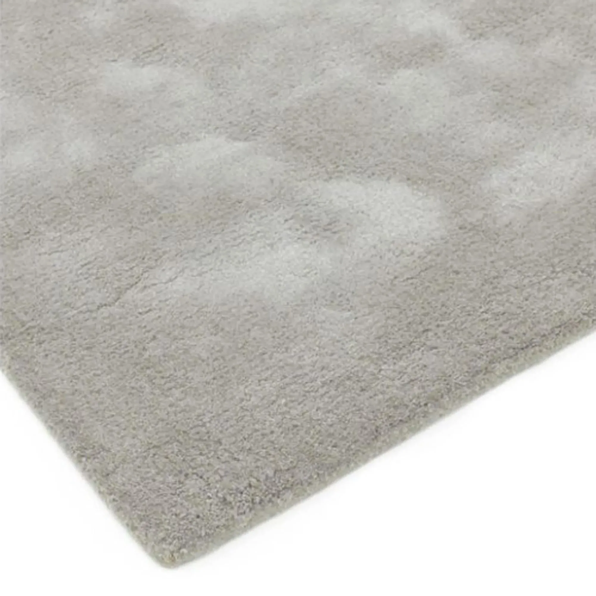 Aran Plain Rug - Feather Grey